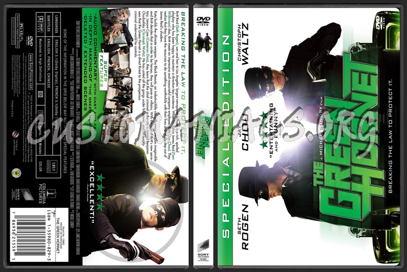 The Green Hornet dvd cover