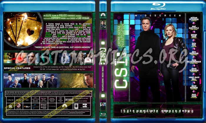 CSI Las Vegas - Season 2 blu-ray cover