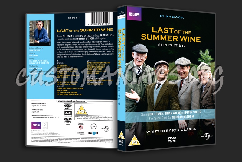 Last of the Summer Wine Series 17 & 18 dvd cover