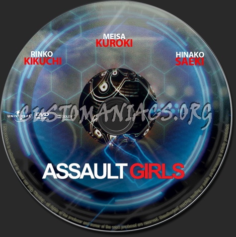 Assault Girls dvd label
