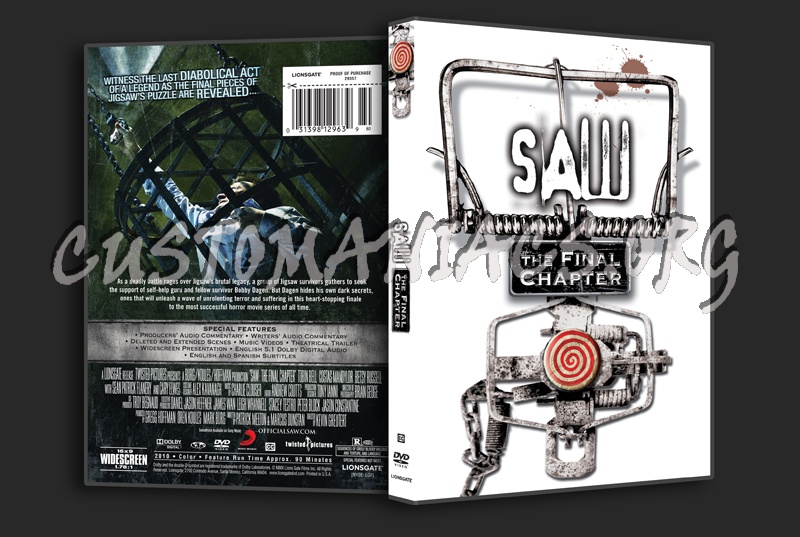 Saw: The Final Chapter dvd cover