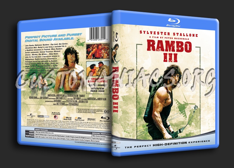 Rambo III blu-ray cover
