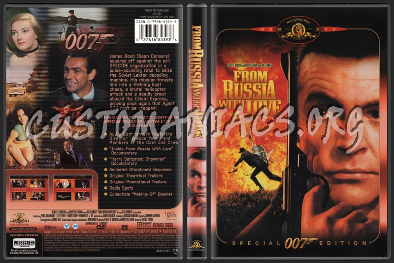 From Russia With Love dvd cover