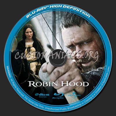 Robin Hood blu-ray label