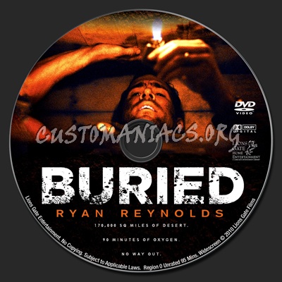 Buried dvd label