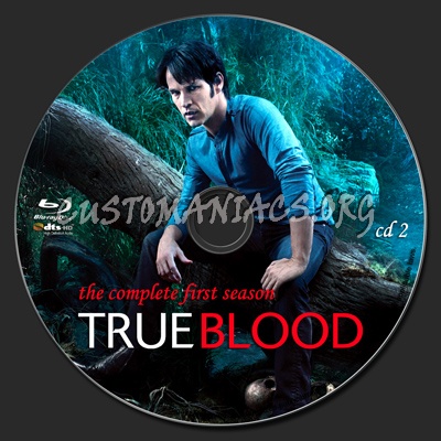 True Blood Season 1 blu-ray label