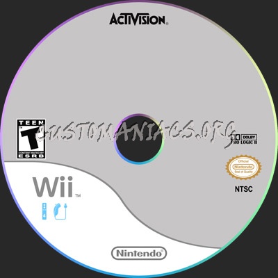 Wii dvd label