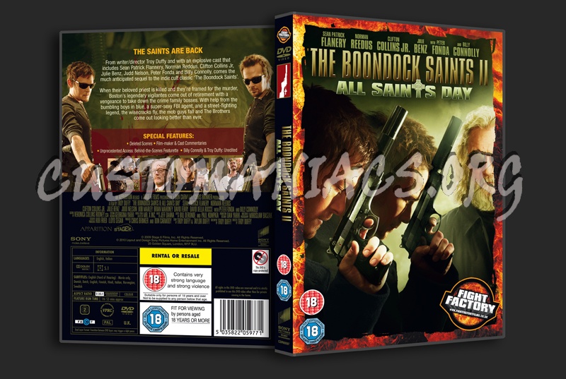 The Boondock Saints 2 dvd cover