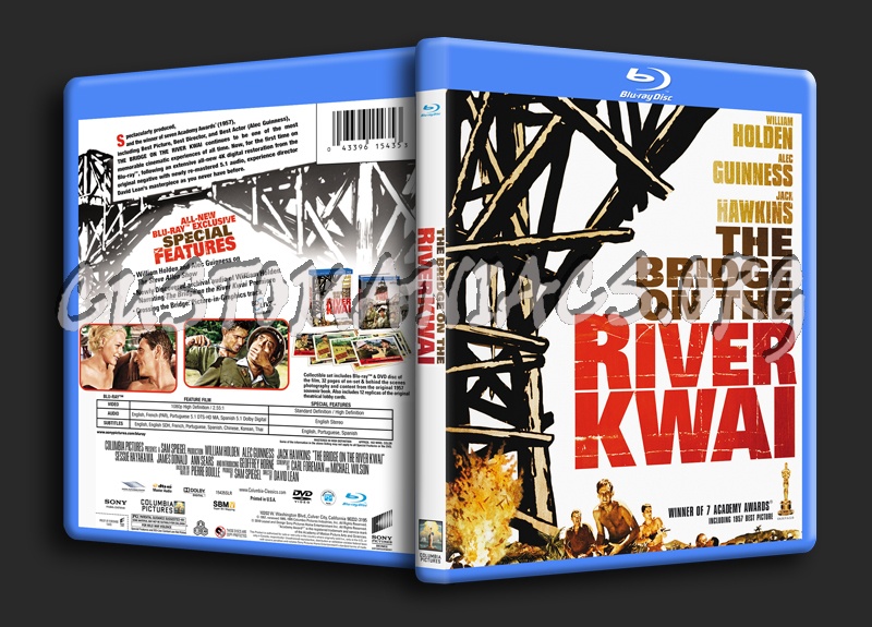 The Bridge on the River Kwai blu-ray cover