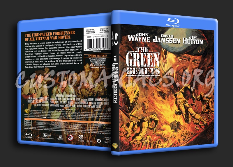 The Green Berets blu-ray cover