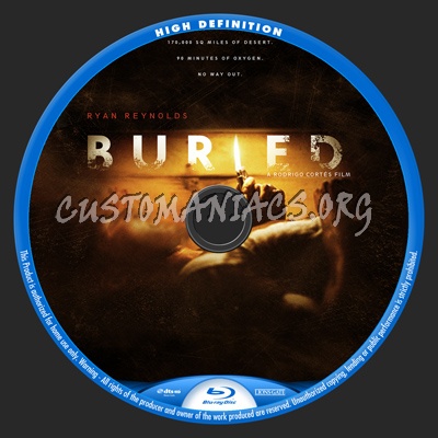 Buried blu-ray label