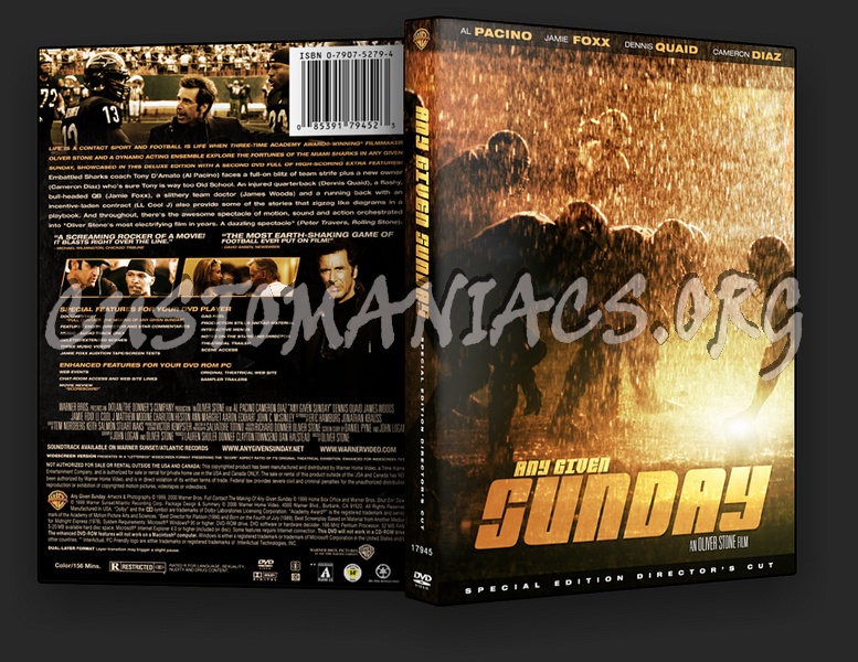 Any Given Sunday dvd cover