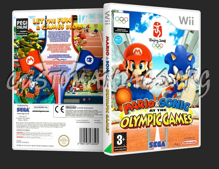 Mario & Sonic At The Olympic Games dvd cover
