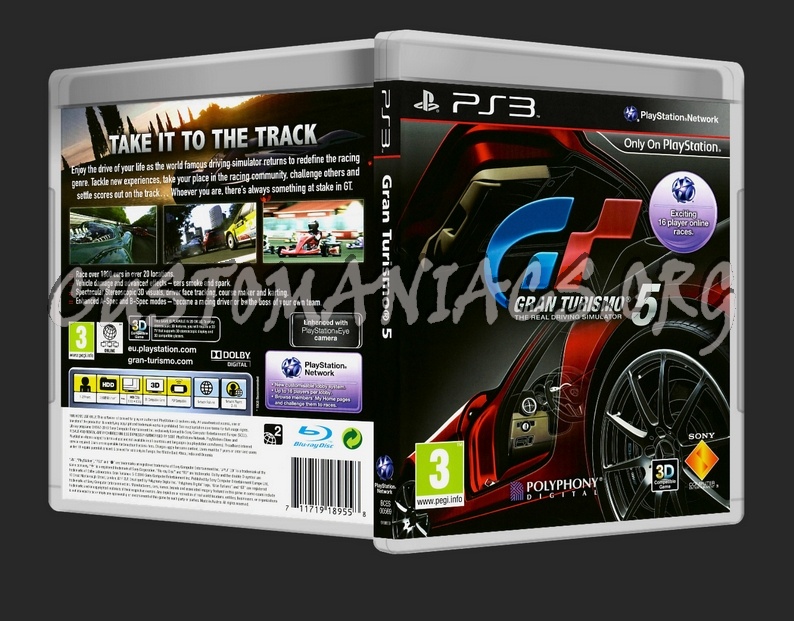 Gran Turismo 5 dvd cover