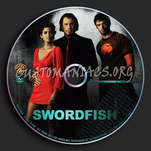 Swordfish dvd label