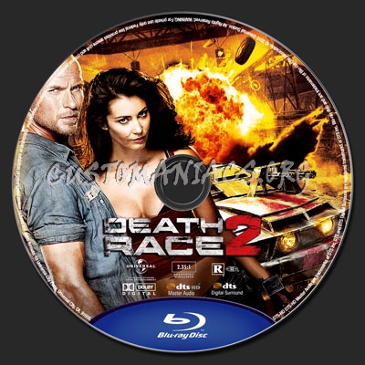 Death Race 2 blu-ray label