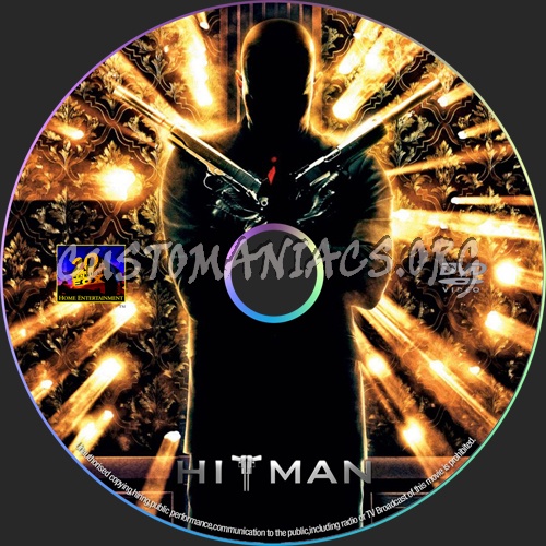 Hitman dvd label