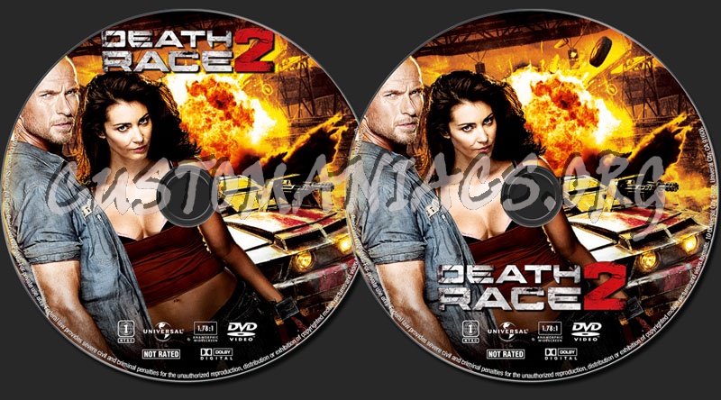 Death Race 2 dvd label