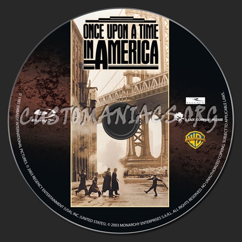 Once Upon A Time in America blu-ray label