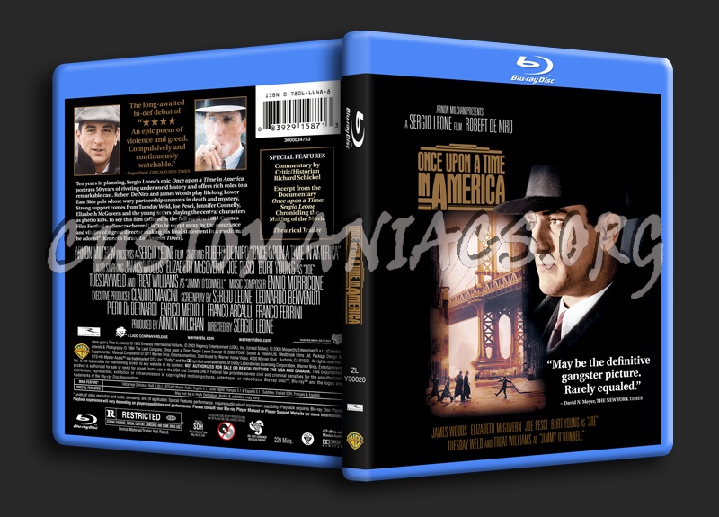 Once Upon A Time in America blu-ray cover