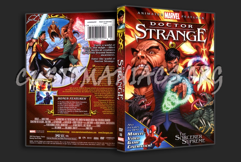 Doctor Strange dvd cover