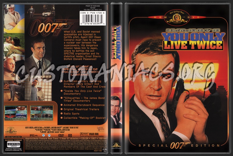 You Only Live Twice dvd cover