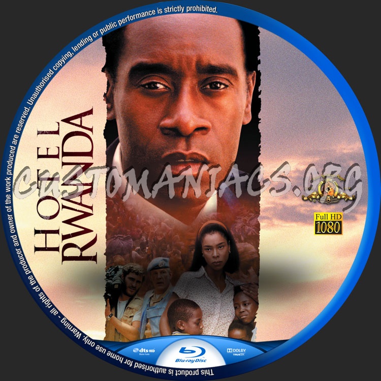 Hotel Rwanda blu-ray label