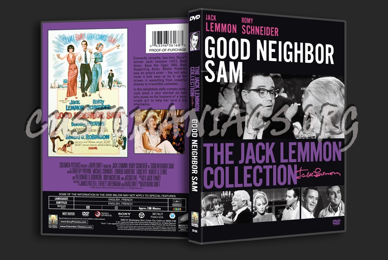 The Jack Lemmon Collection: Good Neighbor Sam dvd cover