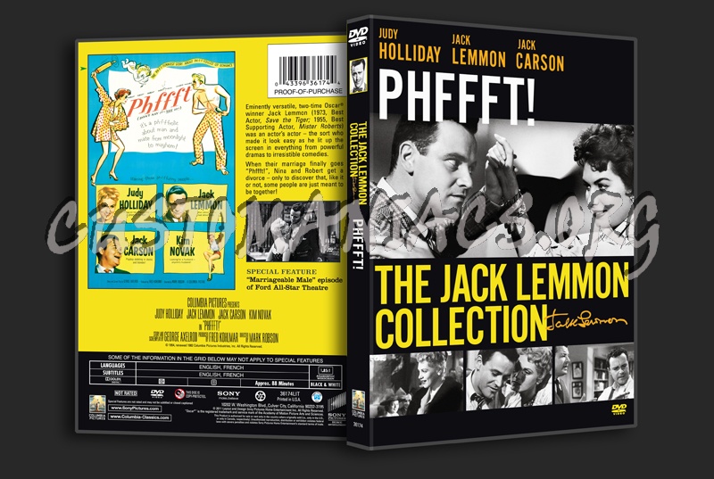 The Jack Lemmon Collection: Phffft! dvd cover