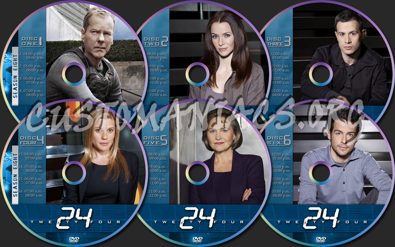24 Season 8 dvd label