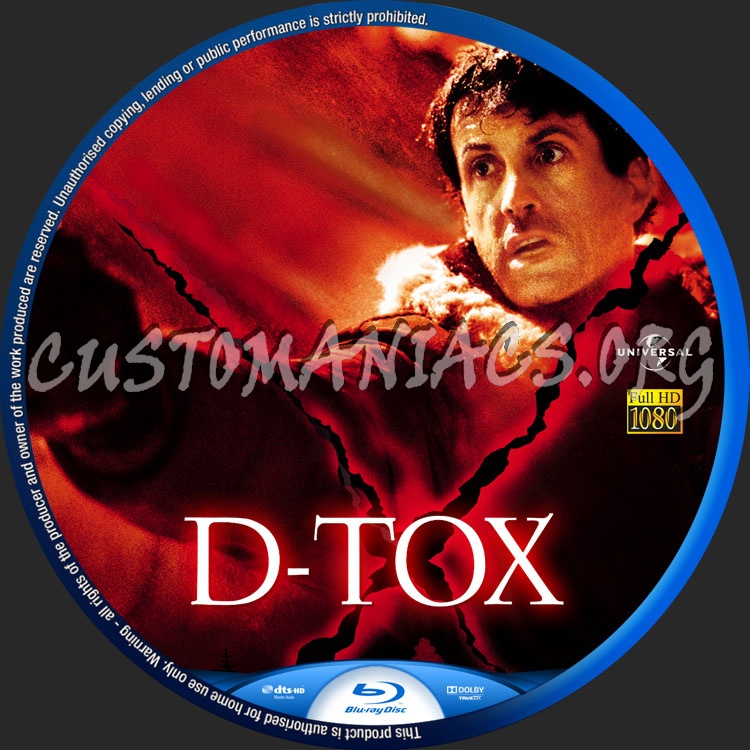 D-Tox blu-ray label