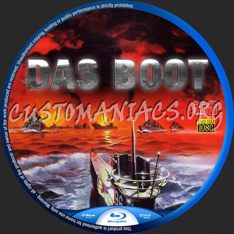 Das Boot blu-ray label