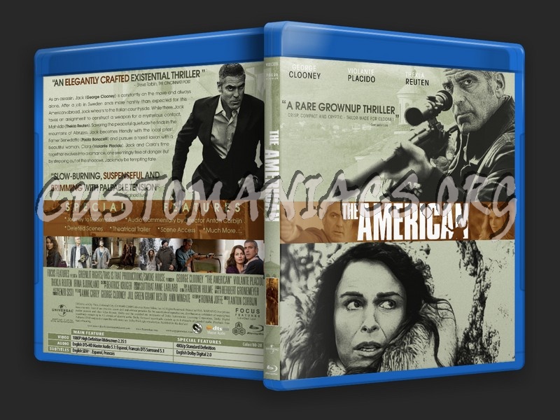 The American blu-ray cover