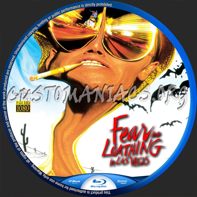 Fear And Loathing In Las Vegas Blu Ray Label Dvd Covers Labels By Customaniacs Id Free Download Highres Blu Ray Label
