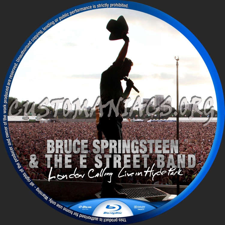 Bruce Springsteen - London Calling blu-ray label