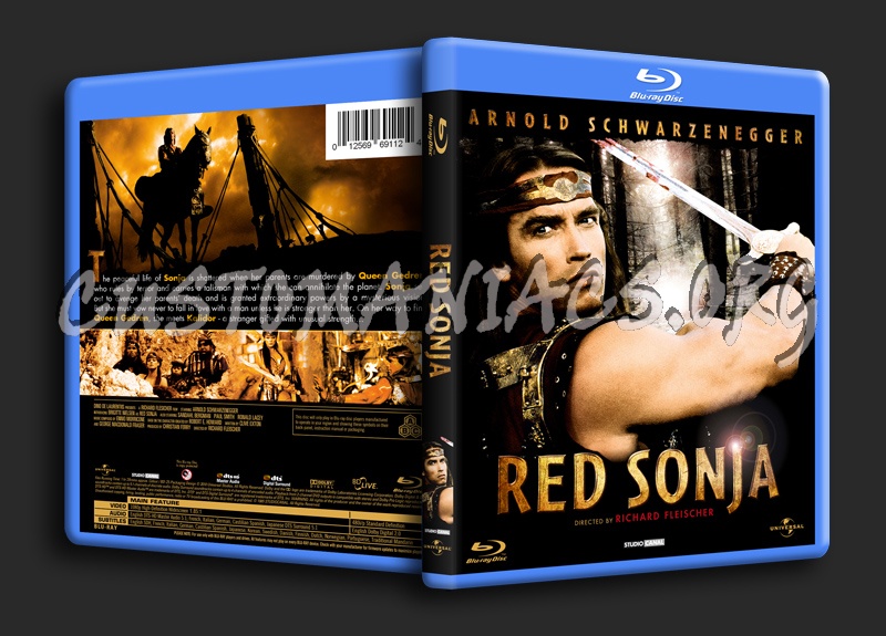 Red Sonja blu-ray cover
