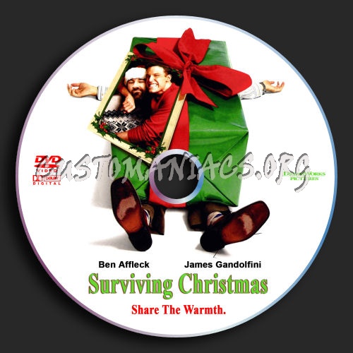 Surviving Christmas dvd label