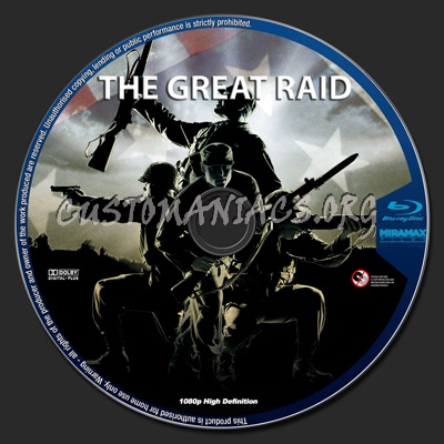 The Great Raid blu-ray label