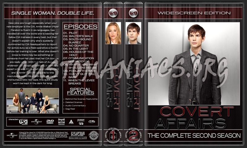 Covert Affairs dvd cover