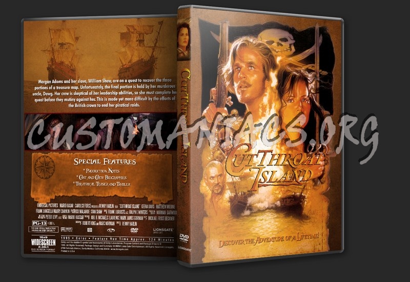 Cutthroat island dvd cover