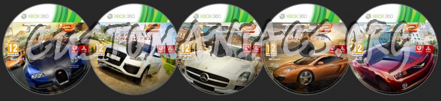 Test Drive Unlimited 2 dvd label