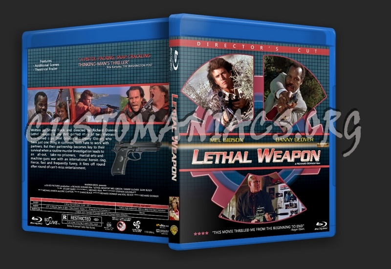 Lethal Weapon (1987) blu-ray cover