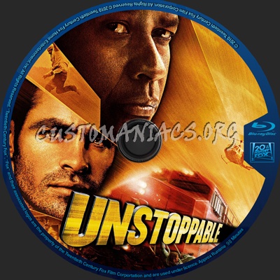 Unstoppable blu-ray label