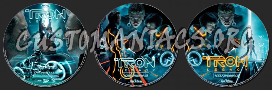 Tron Legacy dvd label