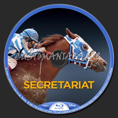 Secretariat blu-ray label