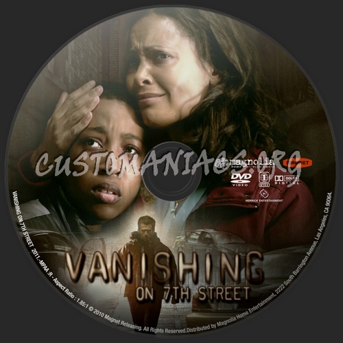 Vanishing On 7th Street dvd label