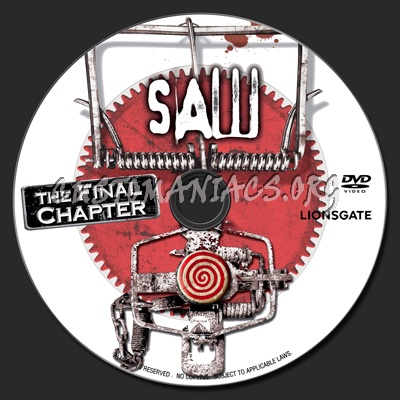 Saw : The Final Chapter dvd label