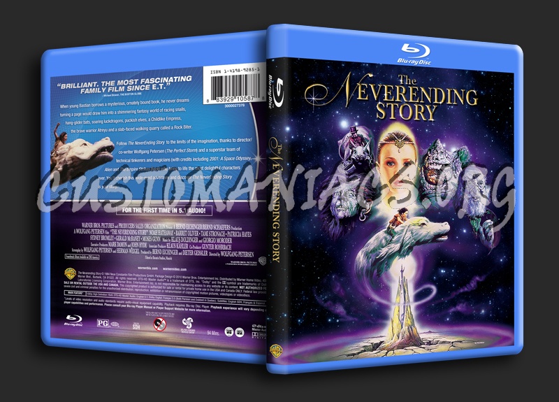 The Neverending Story blu-ray cover