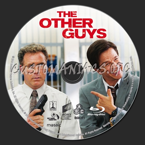 The Other Guys blu-ray label