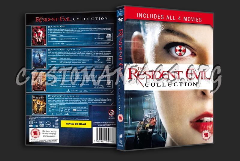 The Resident Evil Collection dvd cover